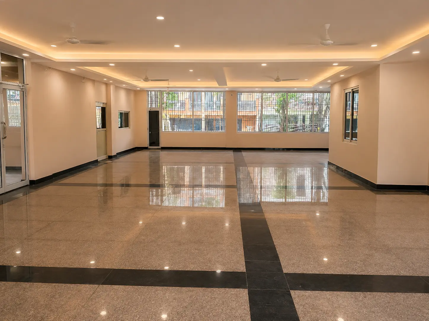 The Divine KRC party hall — spacious event venue for up to 150 guests